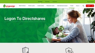 Logon to Directshares | Online Share Trading | St.George Bank