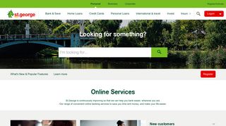 Online Services | St.George Bank