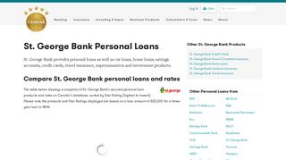 St. George Bank Personal Loans: Review & Compare | Canstar