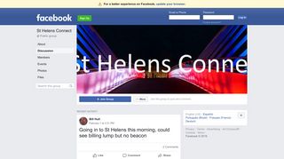 St Helens Connect Public Group | Facebook