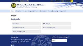 Login - St. James-Assiniboia School Division - sjasd.ca