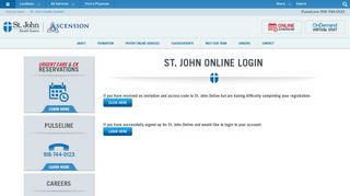 St. John Online Login | St. John Health System