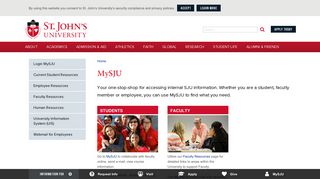 MySJU | St. John's University