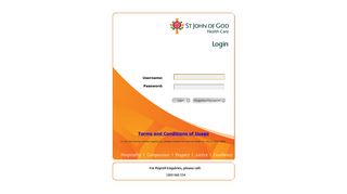 St John of God Health Care Inc - Access Manager Login