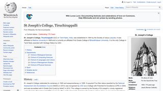 St Joseph's College, Tiruchirappalli - Wikipedia