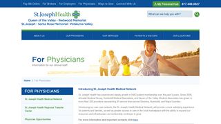 For Physicians | St. Joseph Health