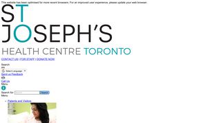 Welcome to MyChart! - St. Joseph's Health Centre Toronto