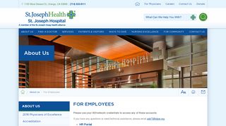 St. Joseph Hospital Information | For Employees