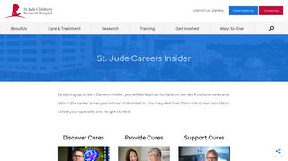 St. Jude Careers Insider - St. Jude Children's Research Hospital