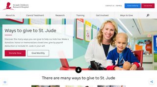 Ways to Give - St. Jude Children's Research Hospital