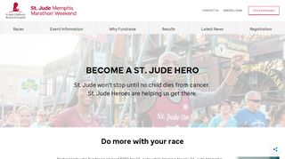 Become a St. Jude Hero - St. Jude Memphis Marathon Weekend