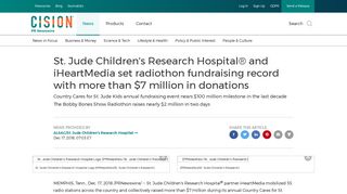 St. Jude Children's Research Hospital® and iHeartMedia set ...