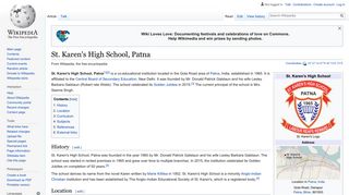 St. Karen's High School, Patna - Wikipedia