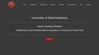University of Saint Katherine: Homepage