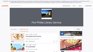 Port Phillip Library Service Events | Eventbrite
