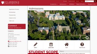 Admissions | St. Lawrence University