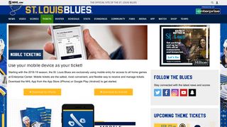 Mobile Ticketing | St. Louis Blues - NHL.com