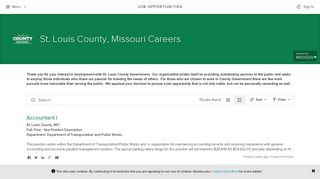 Job Opportunities | Sorted by Job Title ascending | St. Louis County ...