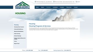 Housing – Housing Authority of St. Louis County