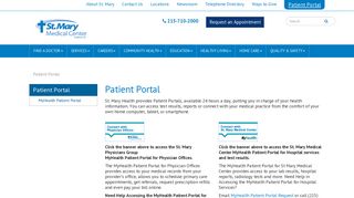 Patient Portal - St. Mary Medical Center