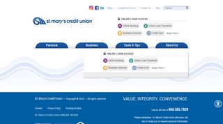 Online Banking - St. Mary's Credit Union