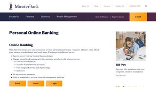 Personal and Online Banking - Minster Bank