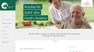 Email a Resident - St. Patrick's Home of Ottawa