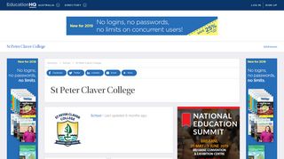St Peter Claver College — EducationHQ Australia