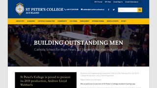 St Peters College: Catholic School For Boys In Auckland