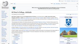 St Peter's College, Adelaide - Wikipedia