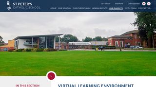 St Peter's Catholic School - Virtual Learning Environment