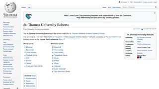 St. Thomas University Bobcats - Wikipedia