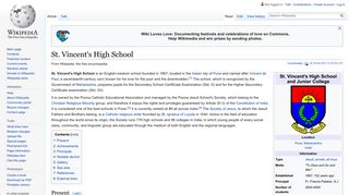 St. Vincent's High School - Wikipedia