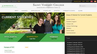Current Students | Saint Vincent College