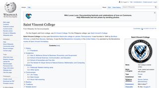 Saint Vincent College - Wikipedia