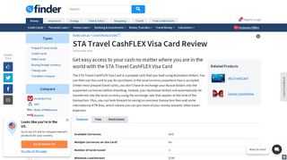 STA Travel CashFLEX Visa Card Review | finder.com.au