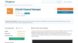 STAAH Channel Manager Reviews and Pricing - 2019 - Capterra