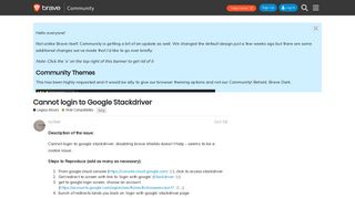 Cannot login to Google Stackdriver - Web Compatibility - Brave ...