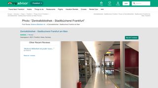 Zentralbibliothek - Stadtbücherei Frankfurt - Picture of ... - TripAdvisor