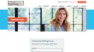 Employee Login - Professional Staffing Group