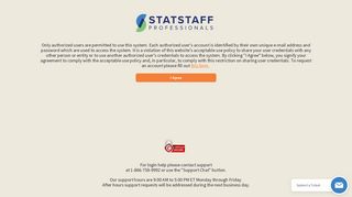 Stat Staff Professionals - Login