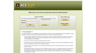 ACS Staff System :: Secure Login