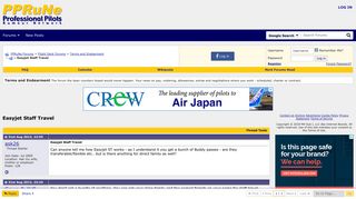 Easyjet Staff Travel - PPRuNe Forums