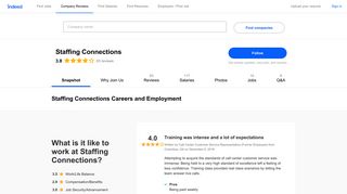 Staffing Connections Careers and Employment | Indeed.com