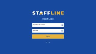 Reset Login - Staff Line - Employee Self Service