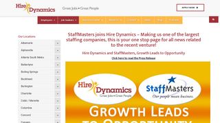 Staffmasters Information - - Hire Dynamics