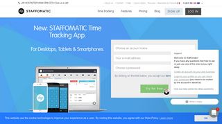 Employee Time log & tracking Online | STAFFOMATIC
