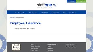 Employee Assistance - Staff One HR