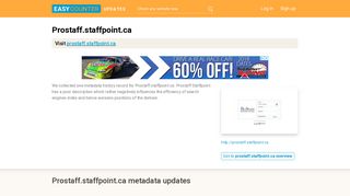 Prostaff Staffpoint (Prostaff.staffpoint.ca) - Staffpoint™ | Login
