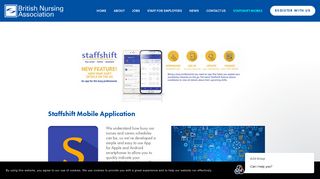 Staffshift Mobile — British Nursing Association